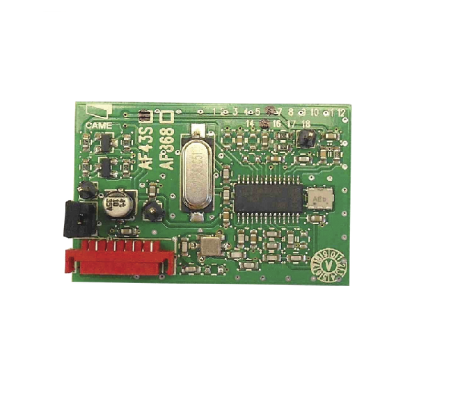 TARJETA DE RADIO FRECUENCIA PARA CONTROLADORA DE BARRERAS Y MOTORES  CAME