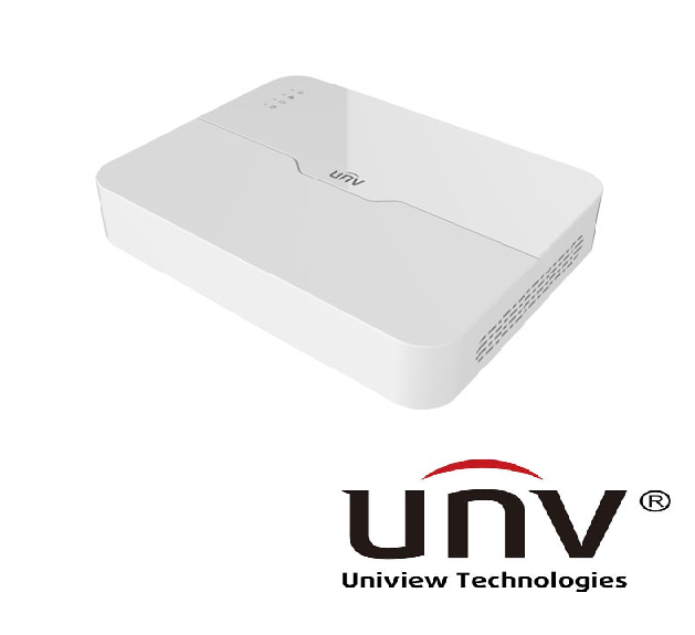 NVR IP DE 16 CANALES CON 8 PUERTOS PoE, 1 HD, UNVIEW