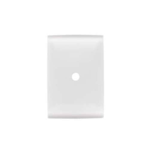 PLACA CIEN PASACABLE BLANCO LEVITON