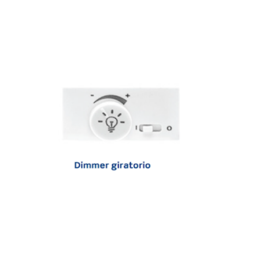 DIMMER GIRATORIO 3 MODULOS 400W 120VAC CIEN BLANCO LEVITON