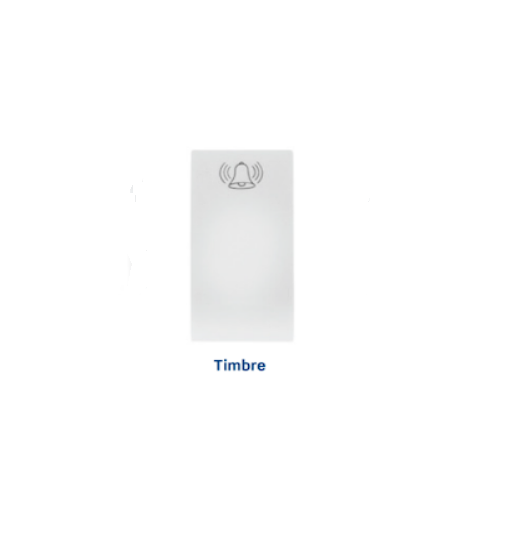 PULSADOR TIMBRE 1 MODULO 10A 250V CIEN BLANCO LEVITON
