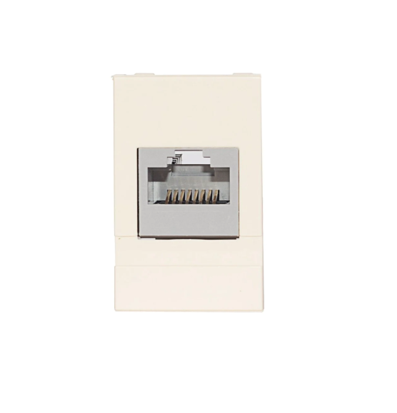 DADO CIEN 1 MODULO TELEFÓNICO RJ11 MARFIL LEVITON