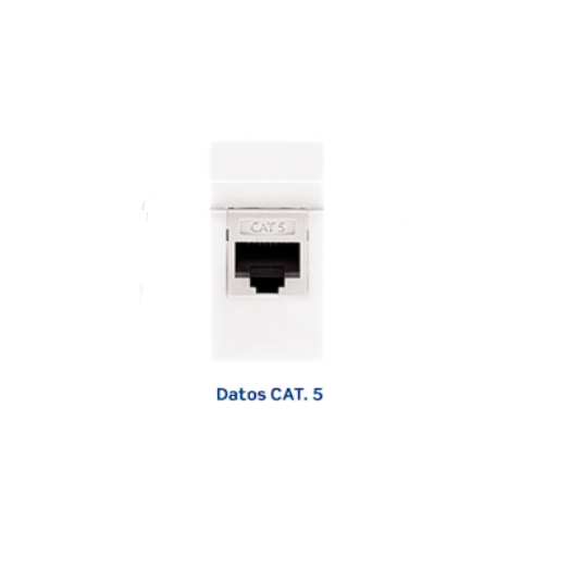 DADO CIEN 1 MODULO DATOS RJ45 BLANCO LEVITON