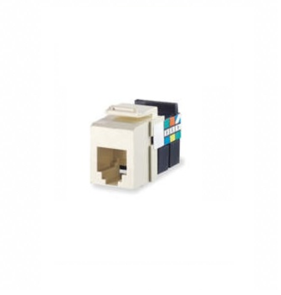 DADO CIEN 1 MODULO DATOS RJ45 MARFIL LEVITON