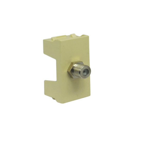 DADO CIEN 1 MODULO TV COAXIAL MARFIL LEVITON
