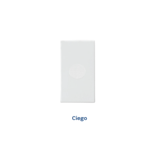 DADO CIEN 1 MODULO CIEGO BLANCO LEVITON