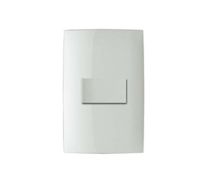 INTERRUPTOR SIMPLE 3W 10A 250V CON PLACA 1 MODULO CIEN BLANCO LEVITON