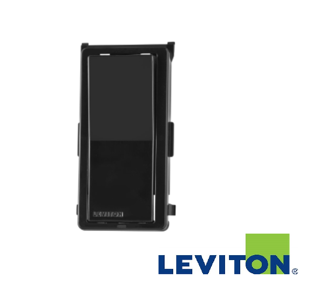 KIT DE CAMBIO DE COLOR PARA INTERRUPTOR DIGITAL DECORA O DECORA SMART NEGRO LEVITON