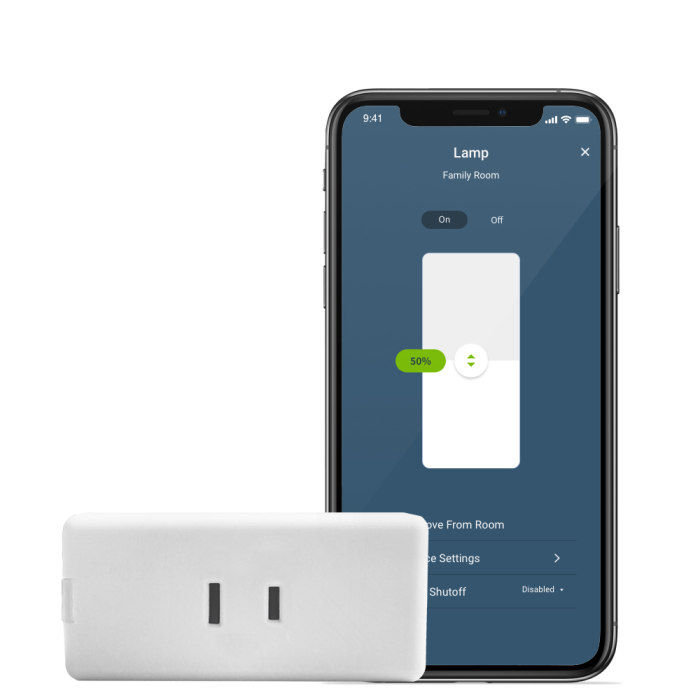 ATENUADOR PLUG-IN 120VAC 60HZ LED/CFL 100W INCANDESCENTE 300W DECORA SMART WIFI LEVITON