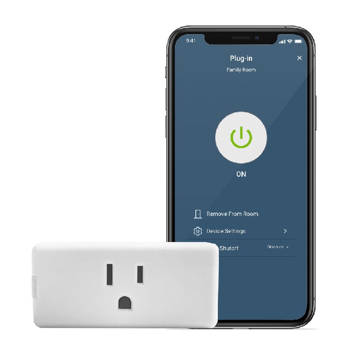 INTERRUPTOR PLUG-IN 120VAC 50/60HZ LED/CFL 5A INCANDESCENTE 1500W MAGNETICA 15A MOTOR 3/4HP DECORA SMART WIFI LEVITON