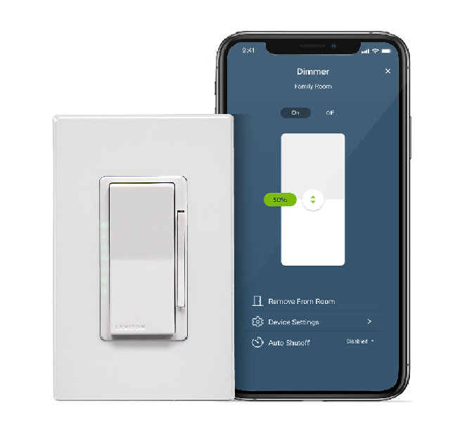 ATENUADOR 600W 120VAC 60HZ LED/CFL 300W INCANDESCENTE 600W DECORA SMART HOME KIT LEVITON