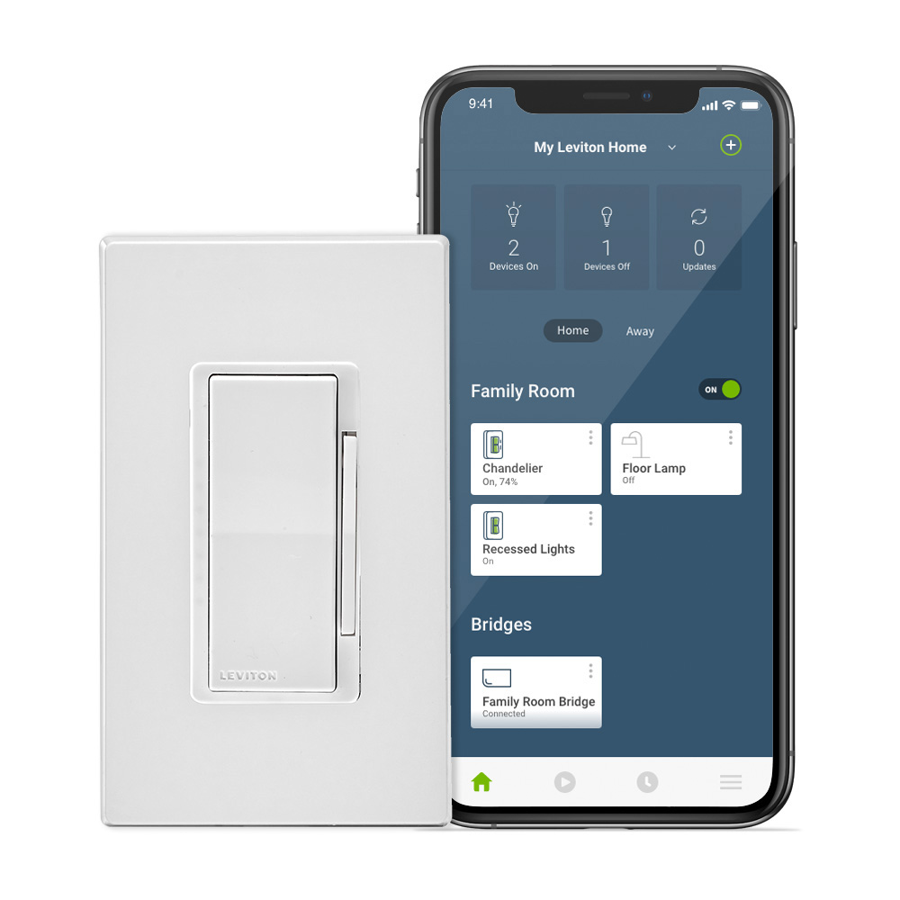 INTERRUPTOR NO NEUTRO DECORAR SMART SIN NEUTRO UNIPOLAR, DE 3 VÍAS O MULTIUBICACIÓN BLANCO DECORA SMART LEVITON