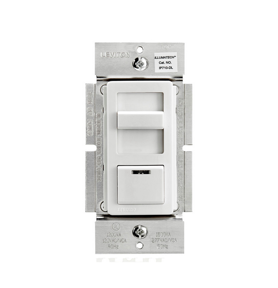 IP710-DLZ INTERRUPTOR DE COMBINACIÓN DE CA UNIPOLAR/ TRES VÍAS15 A, 120/277 V USO COMERCIAL, CONEXIÓN A TIERRA, BLANCO DECORA LEVITON