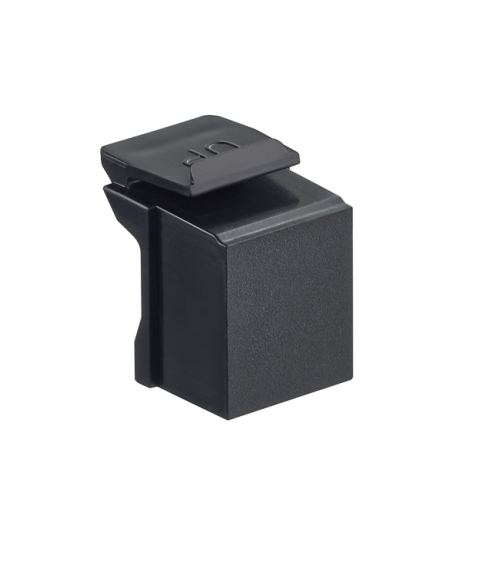 INSERTO EN BLANCO QUICKPORT NEGRO LEVITON