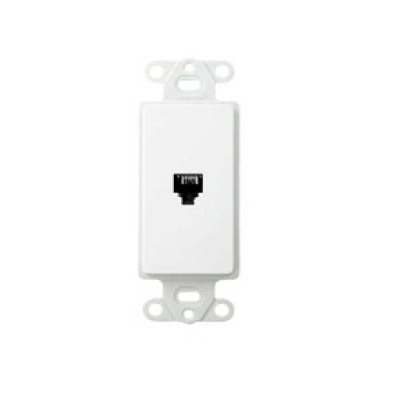 40649-W INSERTO DECORA TELÉFONO BLANCO LEVITON