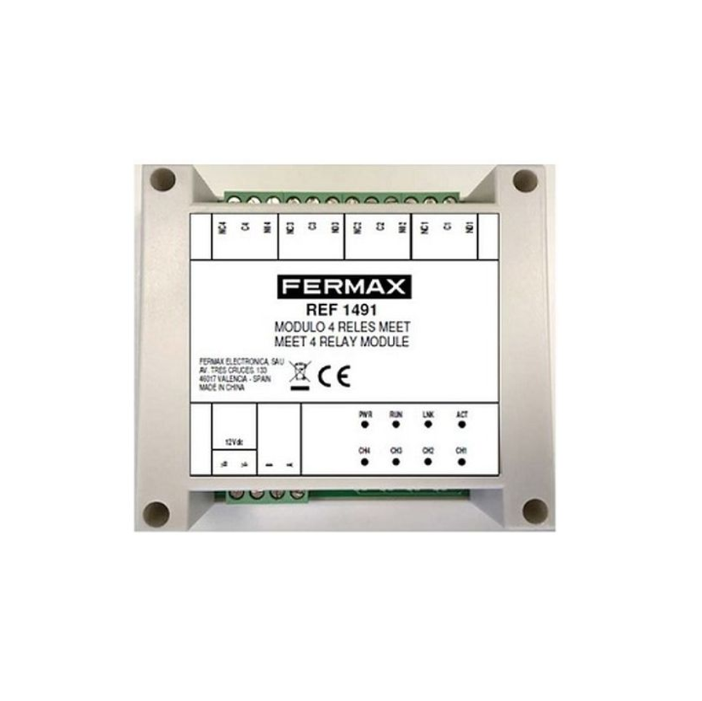 MODULO DE 4 RELES MEET FERMAX