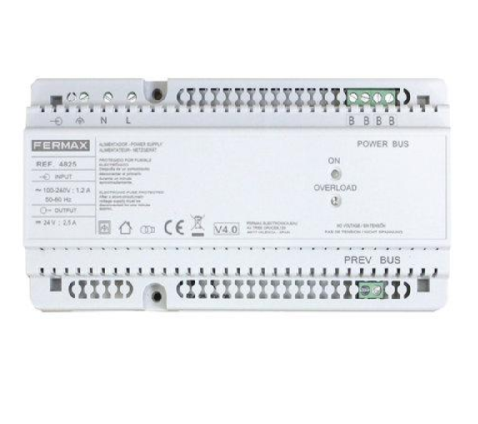 ALIMENTADOR+FILTRO DIN10 24VDC-2.5A FERMAX