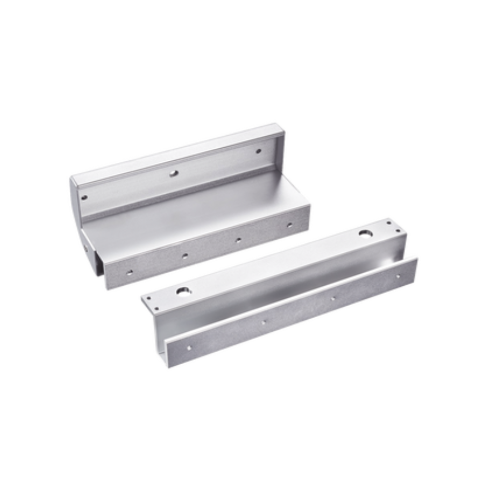 MONTAJES EN U PARA PUERTAS DE SOLO CRISTAL ( PUERTA Y MARCO) PARA USO CON CHAPA MAGNÉTICA MAG600NLED Y MAG600NTLED  ACCESSPRO