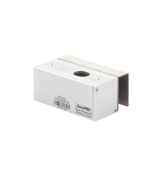 CONTRACHAPA PARA PUERTA DE VIDRIO UTILIZADA CON CERRADURAS DE PERNO PROEB700A Y PROEB700C  ACCESSPRO