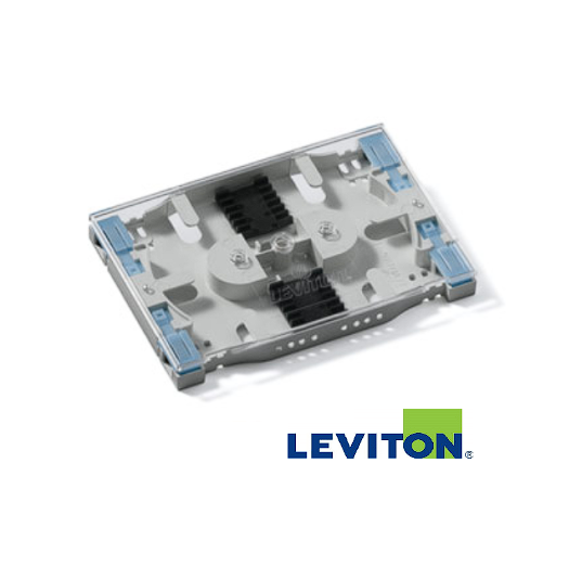 BANDEJA DE HASTA 12 EMPALMES DE FIBRA OPTICA LEVITON