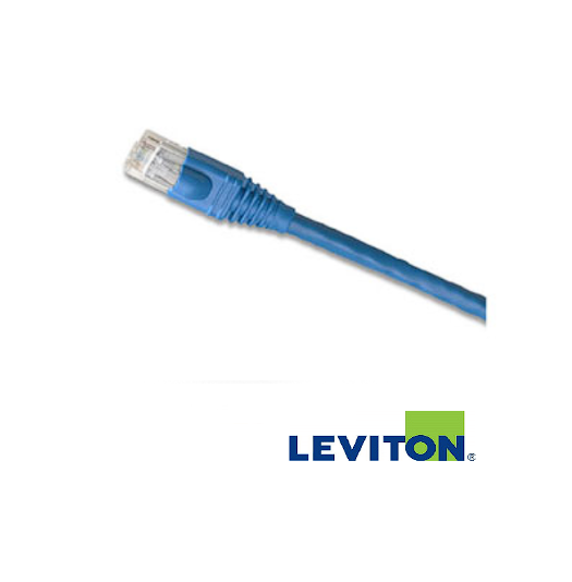PATCH CORD UTP GIGAMAX CAT 5E 7´ COLOR AZUL LEVITON 