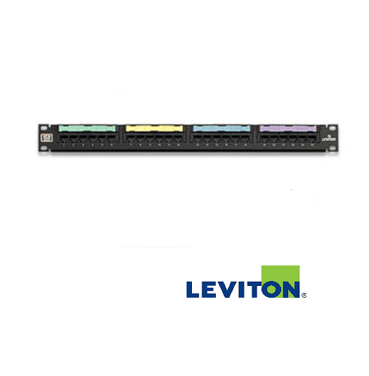 PATCH PANEL GIGAMAX 48 PUERTOS CAT 5E 2RU LEVITON 