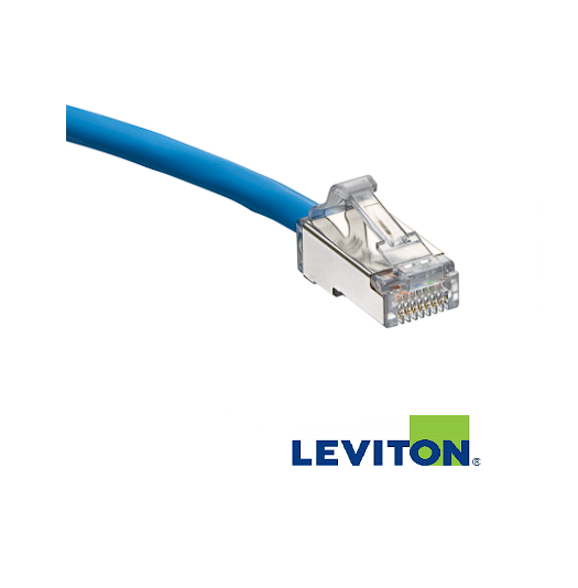 PATCH CORD UTP CAT 6A DE 5´COLOR AZUL LEVITON