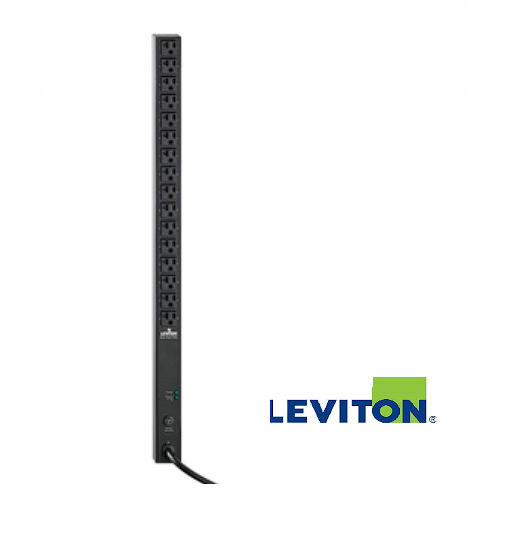PDU VERTICAL DE 15A 120V CON 16 TOMAS LEVITON