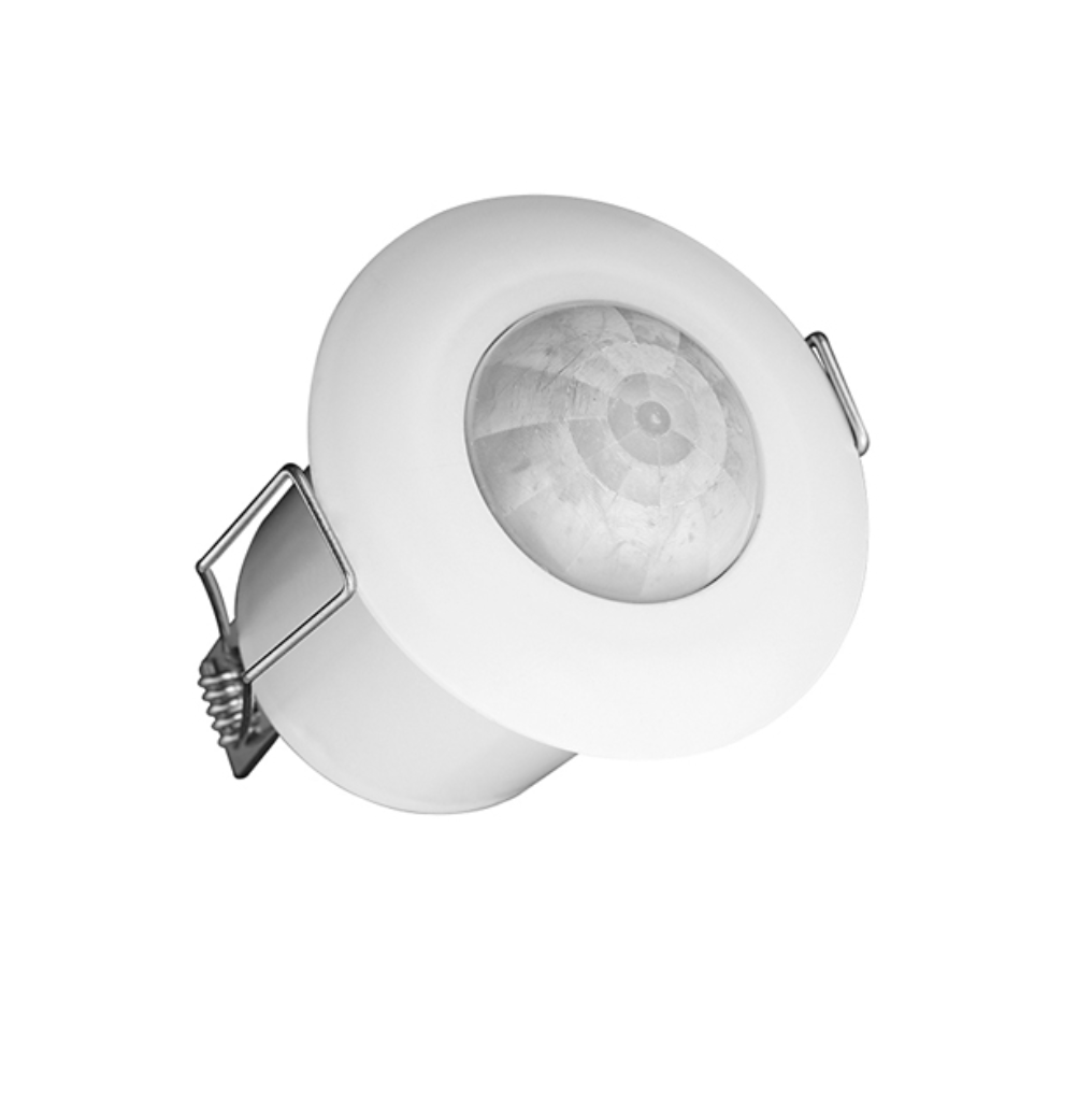 SENSOR PIR DE TECHO DE OCUPACIÓN/VACANCIA Y FOTOCELDA INTEGRADA CON PUERTO LUMACAN. 46 MT2 GREENMAX DRC LEVITON