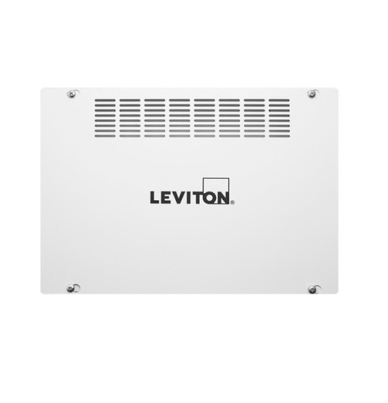 GABINETE RIEL DIN PEQUEÑO DE 14" X 10" INCLUYE RIEL DE 12.9" LEVITON 