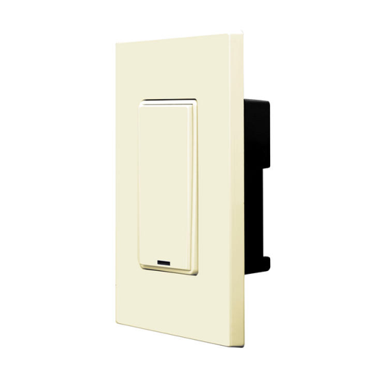 INTERRUPTOR DIGITAL DECORA GREENMAX LUMACAN 3 DE 1 BOTÓN INCLUYE PLACA COLOR IVORY LEVITON