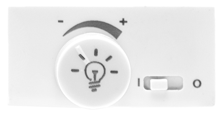 DIMMER GIRATORIO 1 MODULO 150W 120VAC CIEN MARFIL LEVITON