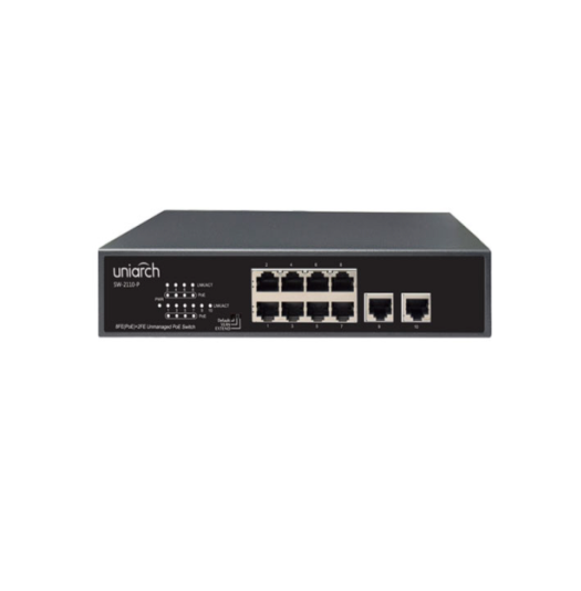 SW-2110-P SWITCH POE 8 UNIARCH