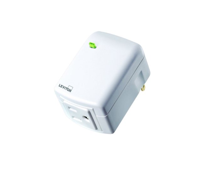 TOMACORRIENTE CONECTABLE DE 15 A DECORA SMART  Z-WAVE PLUS LEVITON
