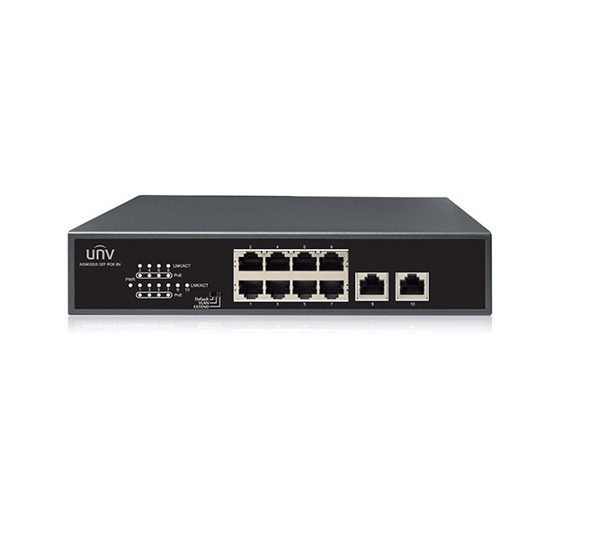 NSW2010-10GT-POE-IN SWITCH DE 8 POE + 2 PORT UNIVEW