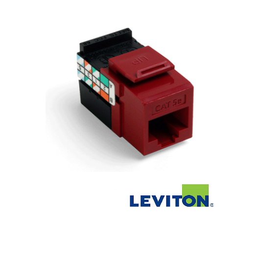 DADO CAT 5e GIGAMAX COLOR ROJO OSCURO UNIDAD