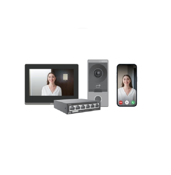 KIT DE INTERCOMUNICADOR UNIVIEW / VIDEO PORTERO
