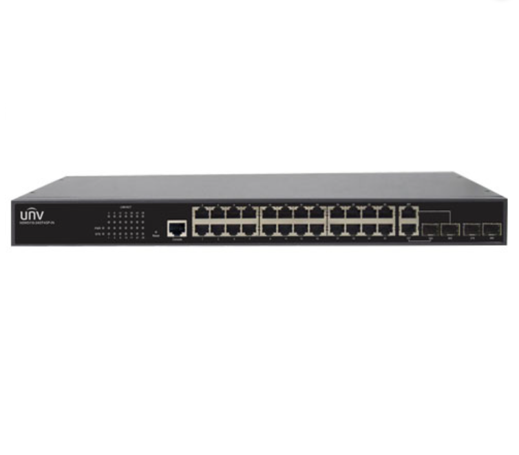 SWITCH 24×1000Mbps ports (RJ45)+2×1000Mbps Fiber(SFP) ports+2G Combo ports AGREGACIÓN UNIVIEW