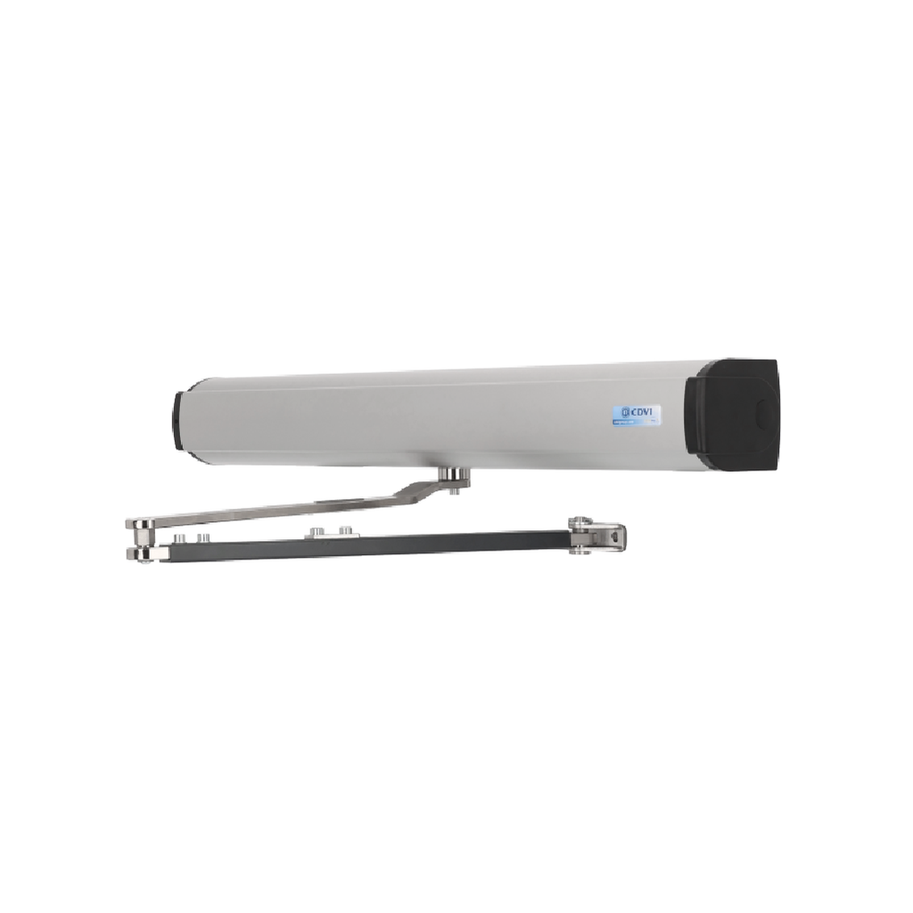 OPERADORA DE PUERTA UNIVERSAL CON RETORNO POR RESORTE CON BLUETOOTH CDVI