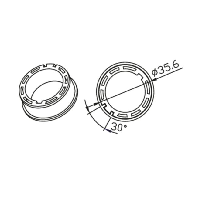28.5x0.75mm ROUND PIECE