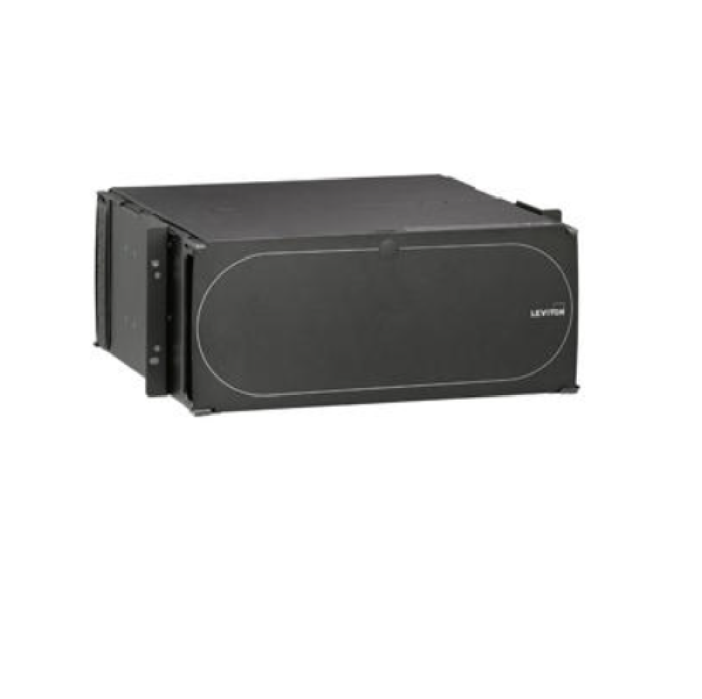 CAJA DE DISTRIBUCIÓN Y EMPALMES 1000I SDX DE 4RU, VACÍA; ADMITE HASTA (15) PLACAS ADAPTADORAS SDX O (15) CINTAS MTP SDX Y HASTA (12) BANDEJAS DE EMPALMES LEVITON