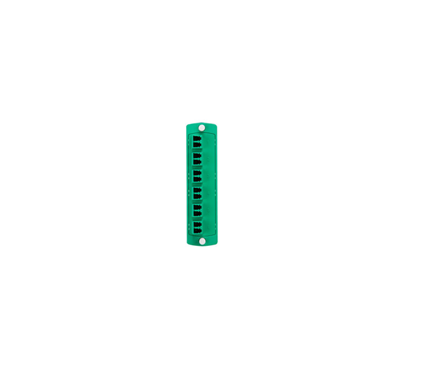 CONECTOR DE FIBRA LC-LC VERDE