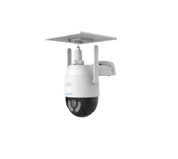 CAMARA PTZ DE 3MP, TRASMISION SIM S4G, CON PANEL SOLAR, CON BATERIA INCLUIDA
