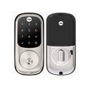 CERRADURA DIGITAL CON TECLADO, CERROJO Y LLAVE YRD226 GRIS YALE