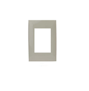 PLACA CIEN 3 MODULOS GRIS MATE LEVITON