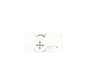 CONTROL DE VENTILADOR 1 MODULO 150W 120VAC CIEN BLANCO LEVITON
