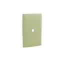 DADO CIEN 1 MODULO PASACABLE MARFIL LEVITON