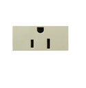 DADO CIEN 1 MODULO TOMACORRIENTE POLARIZADO CON TIERRA MARFIL LEVITON