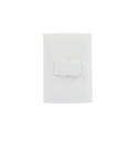 INTERRUPTOR SIMPLE SENCILLO 10A 250V CON PLACA CIEN 1 MODULO BLANCO LEVITON