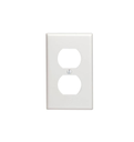 PLACA DE PARED PARA TOMACORRIENTE  1 UNIDAD NYLON TERMOFRAGUADO BLANCO FIGURA 8 LEVITON